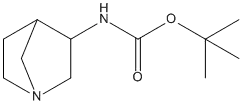 Molecular Structure of 524011-79-8 (Carbamic acid, 1-azabicyclo[2.2.1]hept-3-yl-, 1,1-dimethylethyl ester (9CI))